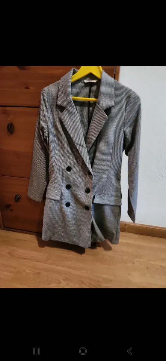 Vestido traje pata de gallo