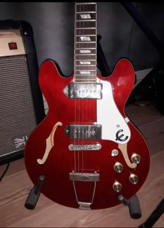 Chitarra Epiphone Semiacustica Rossa