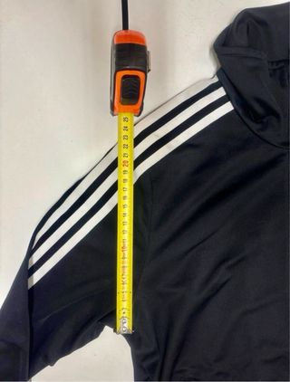 Sudadera Adidas cremallera negra