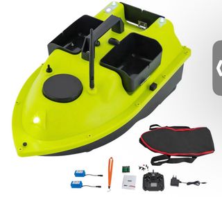 Barco cebador con mando a distancia