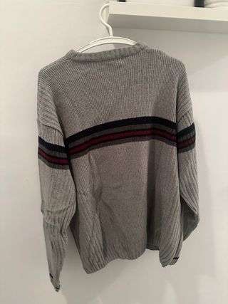 Jersey Easy Wear Gris Rayas