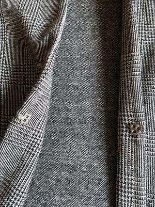 Chaqueta Tom Tailor cuadros gris Talla M