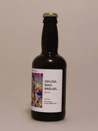 Collezione di 6 bottiglie di birra artistiche