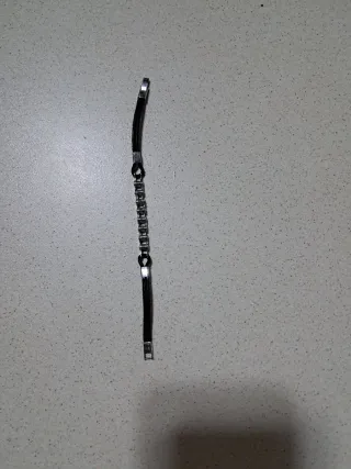 Bracciale uomo catena moto pelle