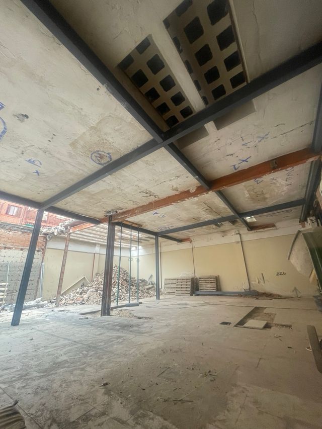 Estructura metálica para obra