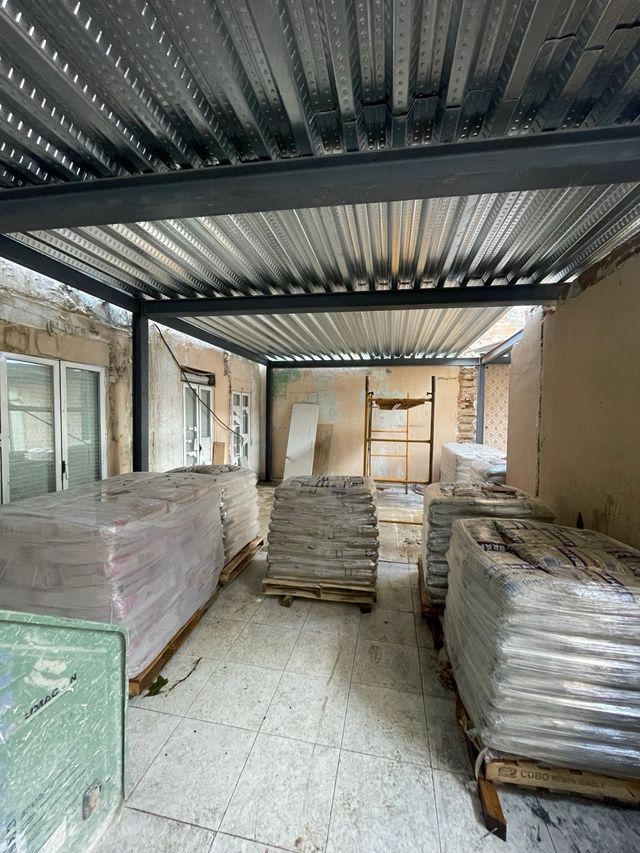 Estructura metálica para obra