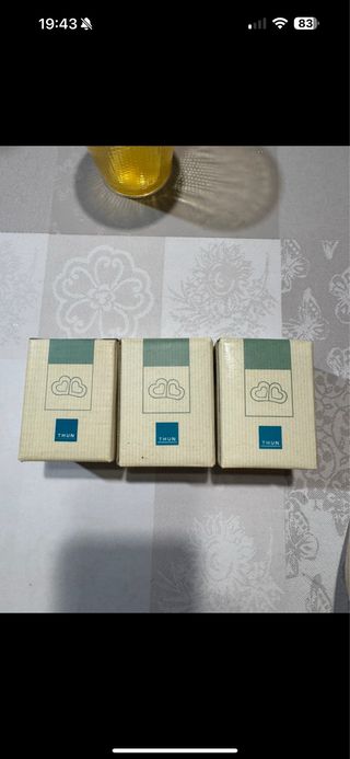 3 Pezzi Thun Bomboniere Nuove