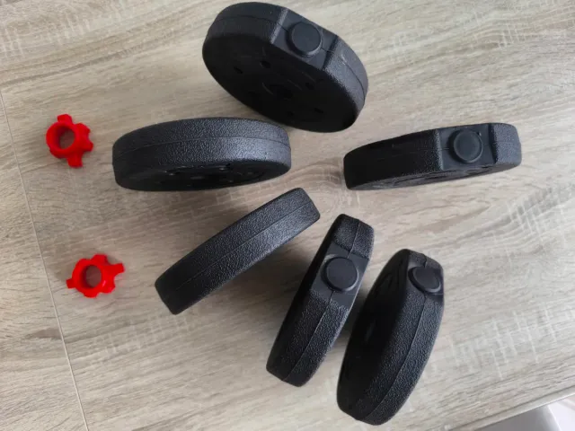 Discos de pesa 1 kg y 1.25 kg