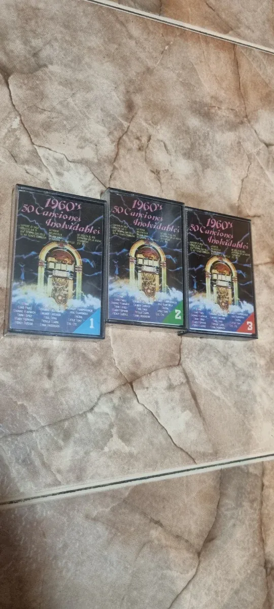 Lote 3 Casetes 1960's 50 Canciones Inolvidables