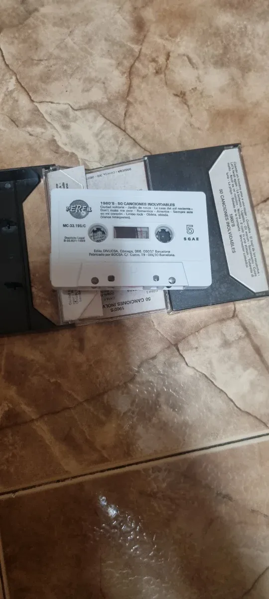 Lote 3 Casetes 1960's 50 Canciones Inolvidables