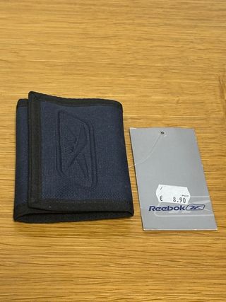 Cartera Reebok Azul Nueva con Etiqueta
