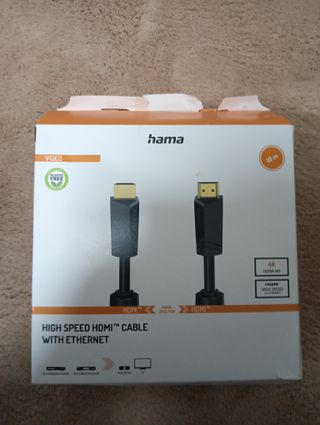 Cable HDMI Hama 10m Alta Velocidad con Ethernet