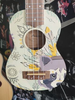 (Nuevo) Ukelele Soprano Bamboo (B1EBH) Boho