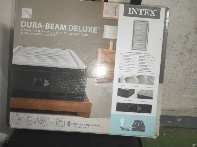 Colchón Intex Dura-Beam Deluxe 99x191x46cm