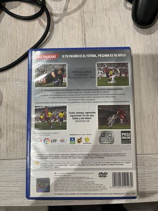 PlayStation 2 + Mando y Juego PES 2008