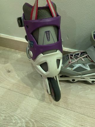 Patines en línea Oxelo grises y morados