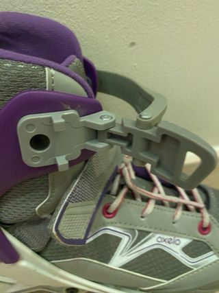 Patines en línea Oxelo grises y morados