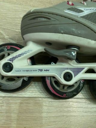 Patines en línea Oxelo grises y morados