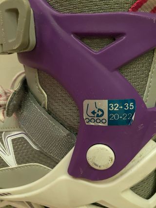 Patines en línea Oxelo grises y morados