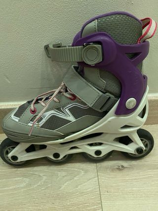 Patines en línea Oxelo grises y morados