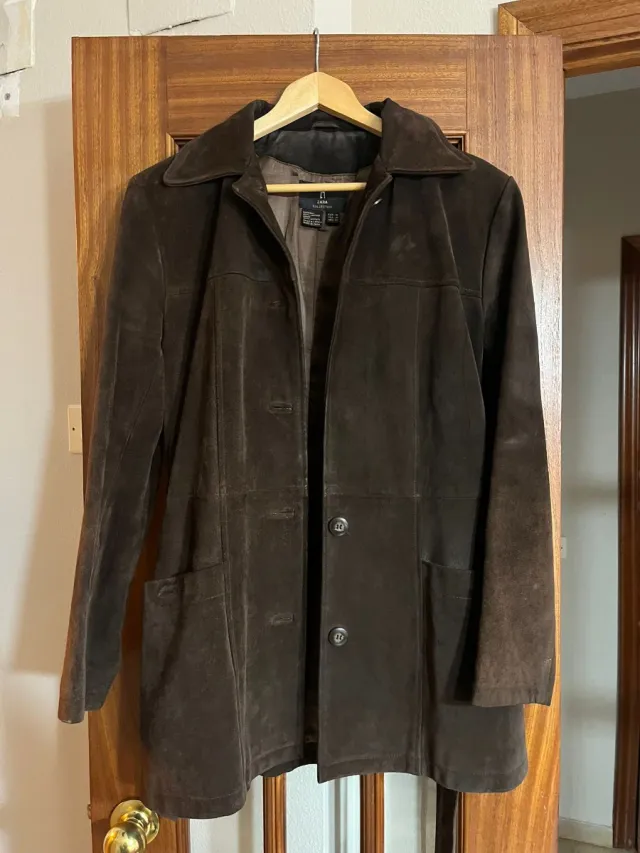 Chaqueta ante mujer marrón