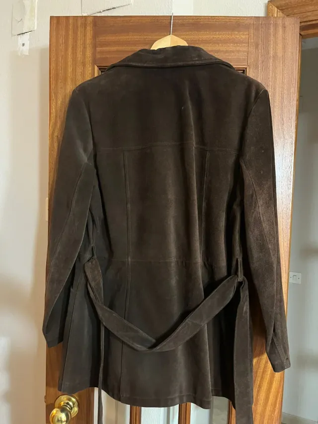 Chaqueta ante mujer marrón