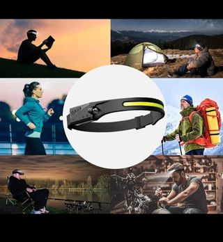 Potente Torcia LED Ricaricabile USB Notturna