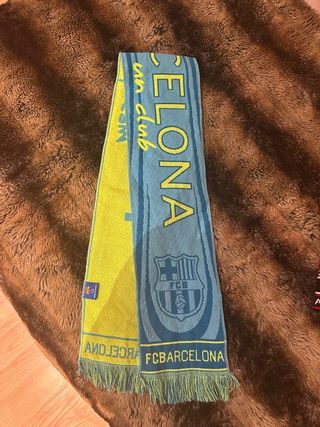 Bufanda FC Barcelona Azul y Amarillo