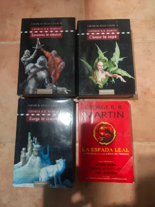 Lote libros juego de tronos