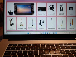 Autoradio Android 13 2GB+64GB + Telecamera VW