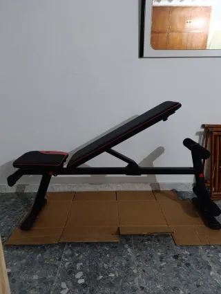 Banco de pesas ajustable Doymos