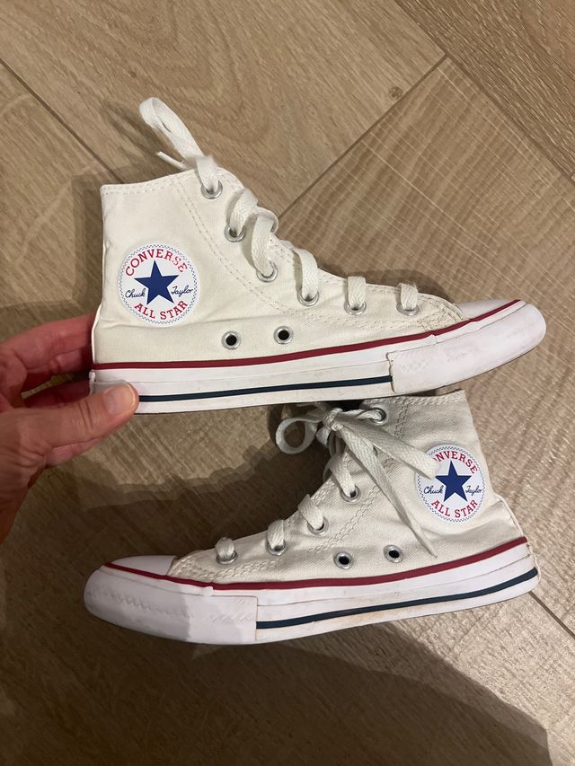 Botas zapatillas Converse Blancas Talla 31.5