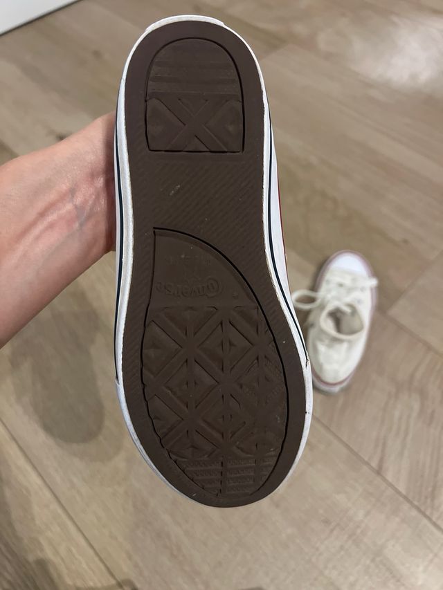 Botas zapatillas Converse Blancas Talla 31.5
