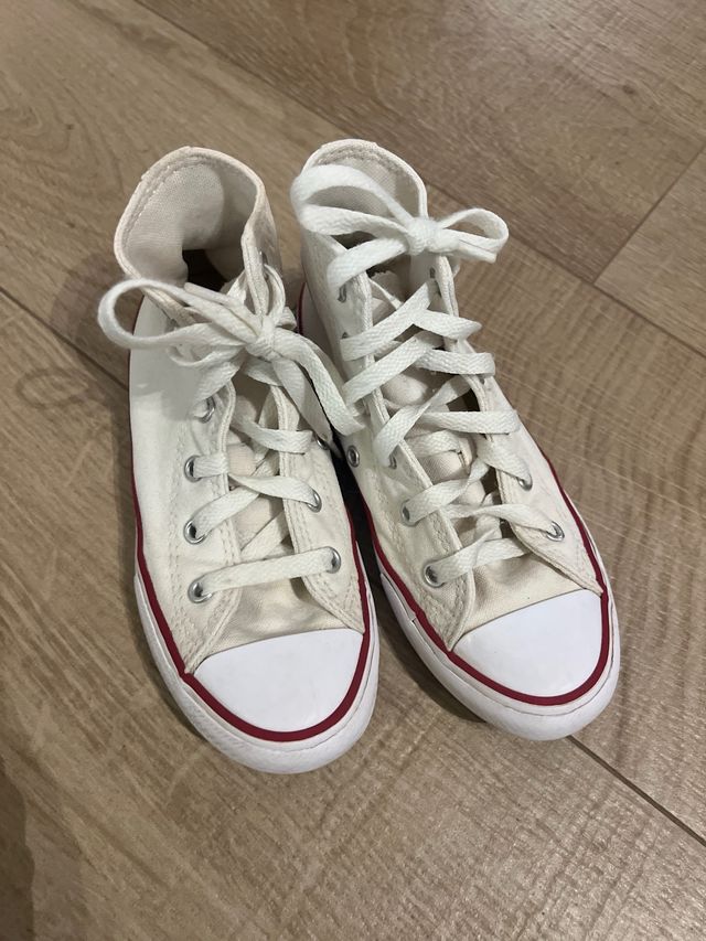 Botas zapatillas Converse Blancas Talla 31.5