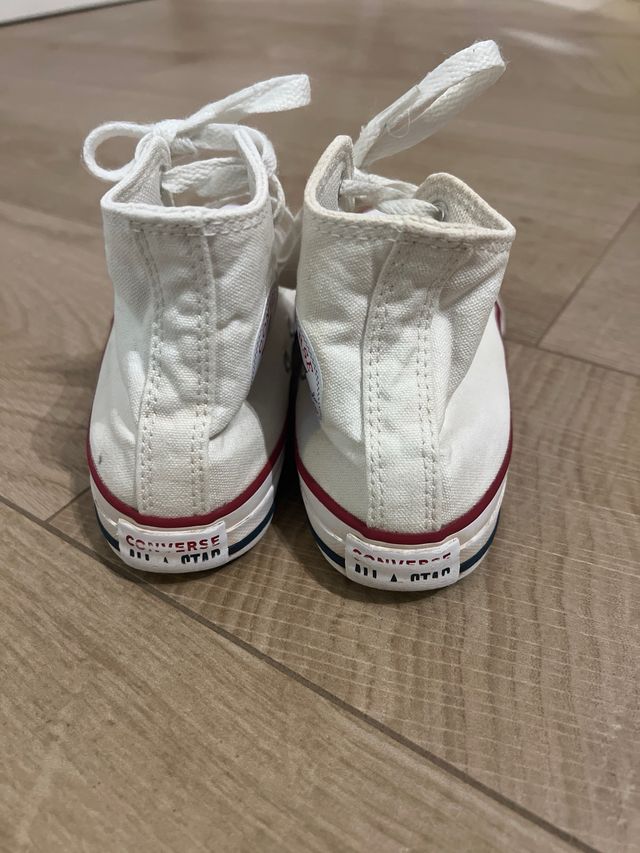 Botas zapatillas Converse Blancas Talla 31.5