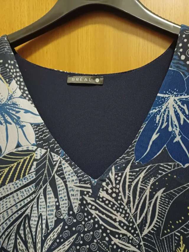 Vestito donna  manica lunga fantasia floreale