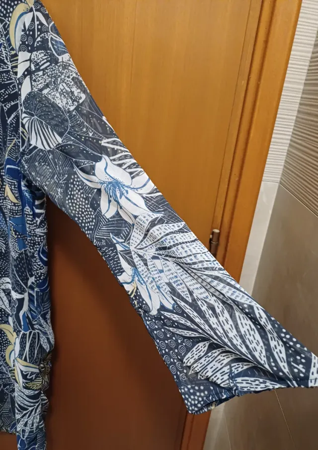 Vestito donna  manica lunga fantasia floreale