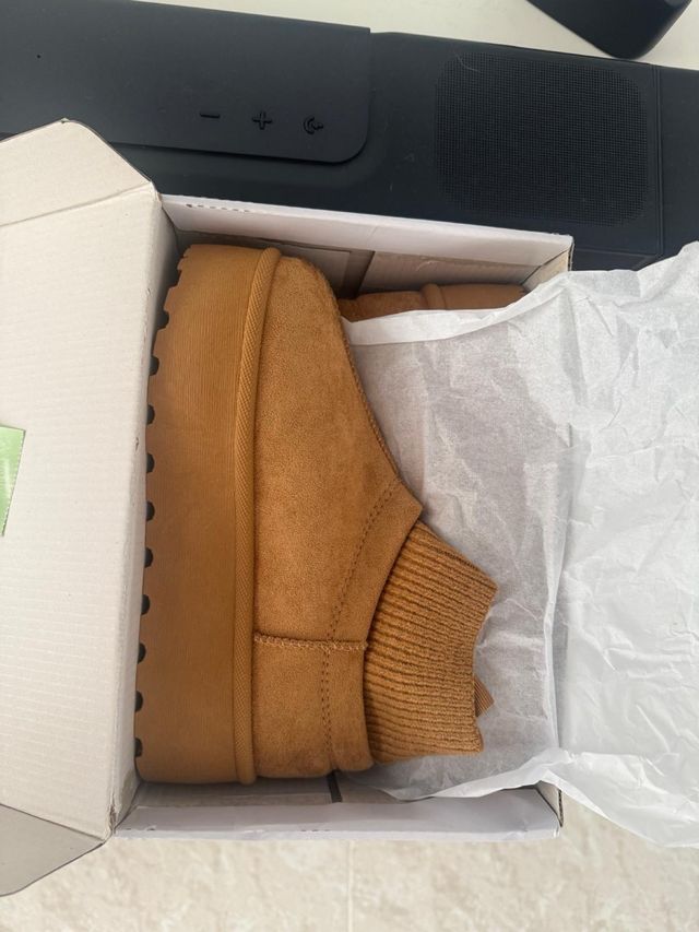 Botas de plataforma calcetín