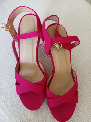 Zapatos de fiesta rosa talla 40