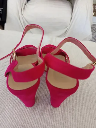 Zapatos de fiesta rosa talla 40