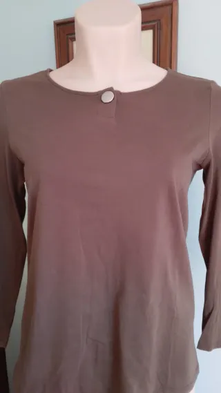 Camiseta Massimo Dutti marrón