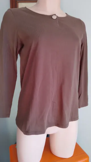 Camiseta Massimo Dutti marrón