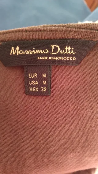Camiseta Massimo Dutti marrón