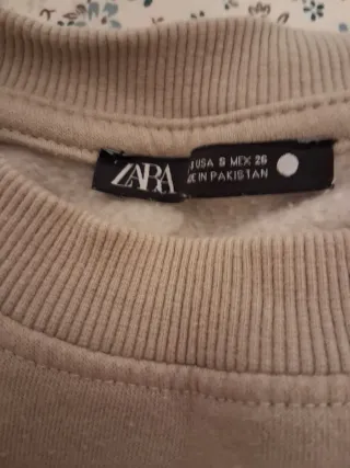 Sudadera Zara Beige