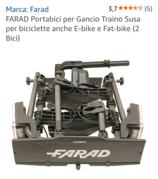 Portabici Farad Susa per 2 Bici