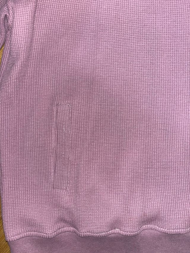 Sudadera Zara Rosa Capucha Talla M