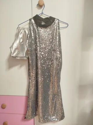 Disfraz marrón y dorado