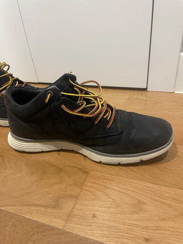 Zapatillas Timberland Negras Cordones Multicolores