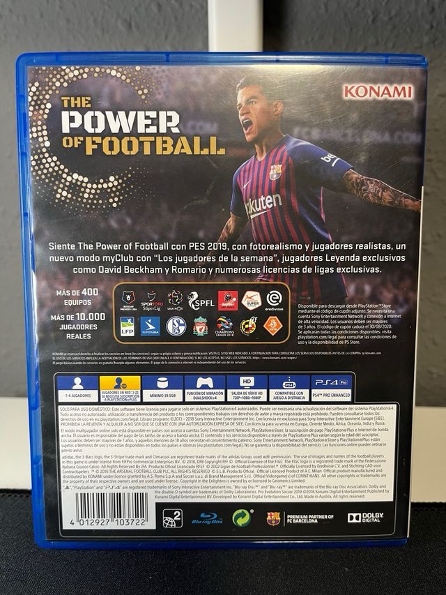 PES 2019 Pro Evolution Soccer PS4