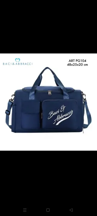 Borsone palestra Baci & Abbracci vari colori